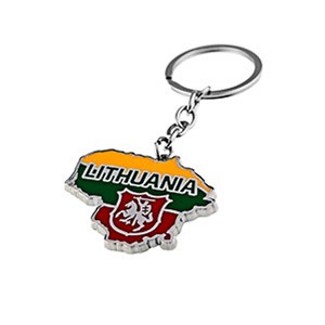 Metal key chain LITHUANIA