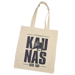 Recycled cotton shopping bag KAUNAS LITHUANIA