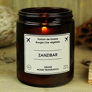 Natūralaus vaško aromatinė žvakė “ZANZIBAR“ 35 val.
