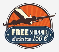 Free shipping on orders over 150 €